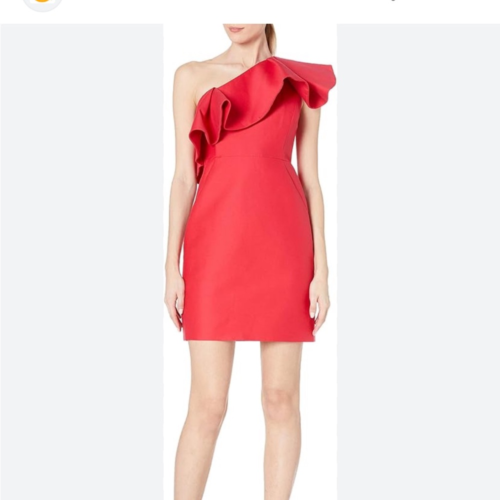 Excellent condition halston one shoulder dress